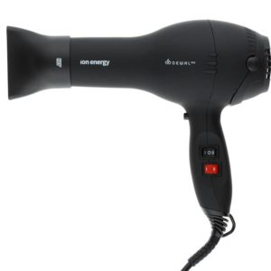 Фен 2000 Вт ЭНЕРГИЯ ИОНА | ION ENERGY DEWAL 03-8800 Black
