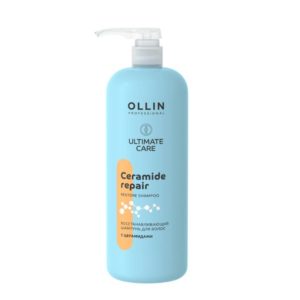 Шампунь для волос восстанавливающий с церамидами Ultimate Care Ollin Professional 1000 мл